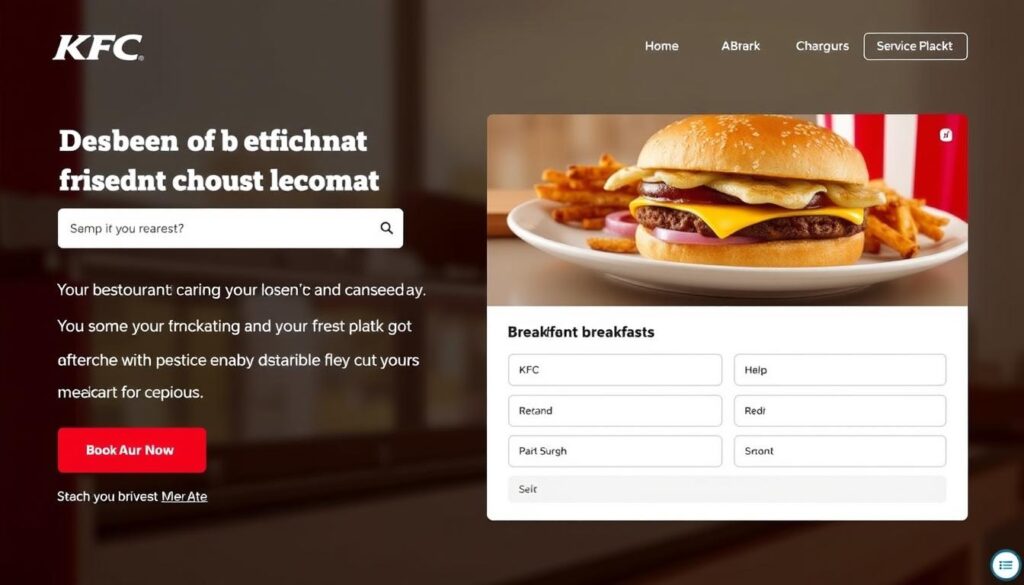 KFC breakfast menu near me