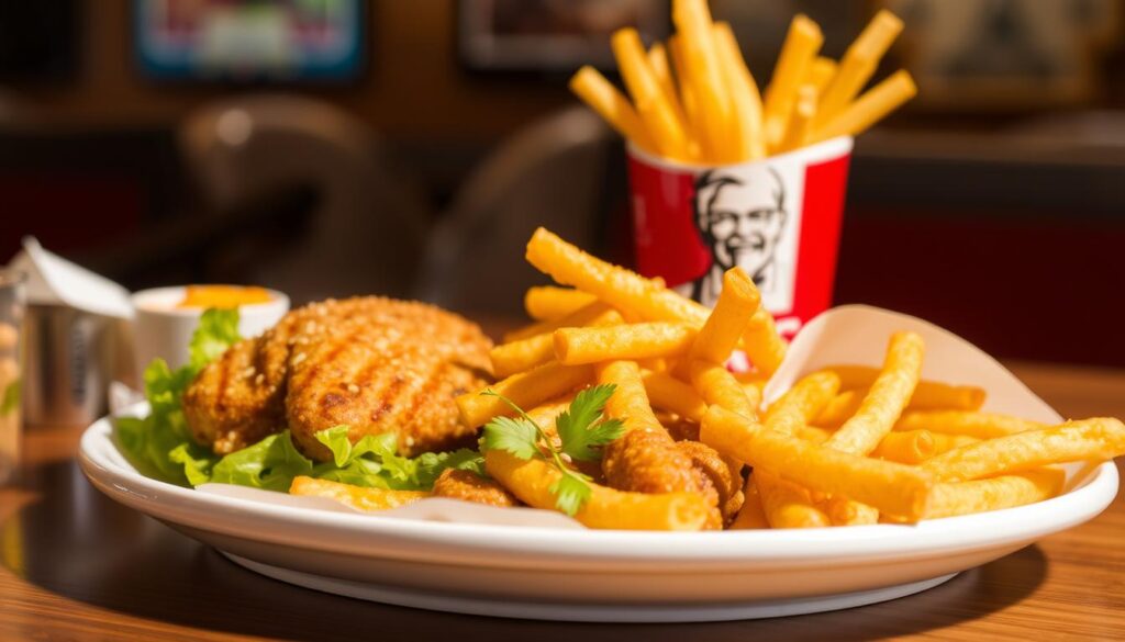 KFC calorie guide